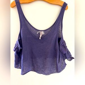 Free People loose crop T-shirt